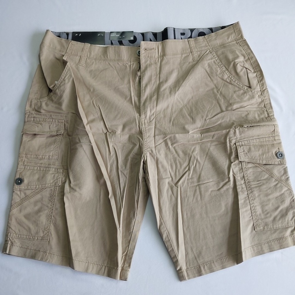 IRON CO. Men's Stretch Twill Cargo Shorts Size 40‎
